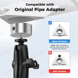 Pole Clamp for Starlink Mini, Adjustable Mount & Adapter Aluminum Alloy Pipe Adapter for V1181-ZY012