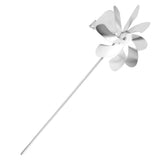 360 Degree Rotation Swivel Weathervane Stainless Steel Windmill Weather Vane for Outdoor Yard V1294-YM0706-3111230248411