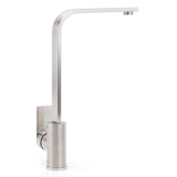 WELS Brushed Nickel Square Kitchen Sink Laundry Mixer 360 Swivel Faucet Tapware V1233-KRS501N