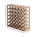 Artiss Wine Rack 42 Bottle WINE-RACK-42B