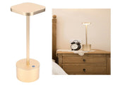 USB Rechargeable LED Bar Table Lamps Portable Desk Lamp for Bedside Dining Room Home DecorGold V1294-YM0901-3119200102611
