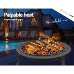 Fire Pit BBQ Charcoal Grill Smoker Portable Outdoor Camping Garden Pits 30" FPIT-UFO-7676