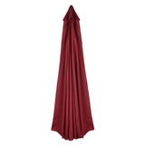 Patio Umbrella Replacement Canopy 9.84ft 8 Ribs Outdoor Patio Umbrella Canopy Cover for Backyard V1294-YM0901-210414QY01-1