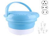 7L Portable Washing Machine Mini Foldable Washing Machine Portable Laundry Washer BlueEU Plug V1294-YM0901-3113210037911