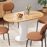 Clara Gather Round Oval Dining Table V264-DNT-415C-NTR-13M