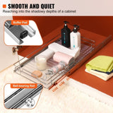 VEVOR Pull Out Cabinet Under Sink Organizer 11 x 21 Inch Wire Drawer Basket V952-HG111W21D315HPXRLV0