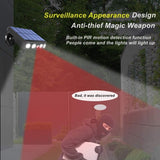 2 Pcs Outdoor Solar Light, Outdoor Solar Light with Motion Sensor, 360 Degree Outdoor Solar V1237-ZY-715-299