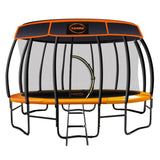 Kahuna Trampoline 14 ft with Roof - Orange TRA-KAH-14-OR-RF