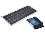 10W Solar Panel Set with 10A Controller Exhaust Fan for Car Yacht RV Boat Moblie Phone Battery V1294-YM0523-3114210164911