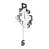 Frameless Pendulum Wall Clocks Number Decoration DIY Assembly Modern Wall Clocks with Silent V1294-YM0715-3115220051911