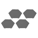 4pcs Stepping Stones Outdoor with 24pcs Ground Stakes Weather Resistant Decorative Stone for Garden V1294-YM0901-3111240178912