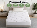 Giselle Electric Blanket Bamboo Fabric King Single Fitted Heated Pad Underlay Washable Winter EB-C-BAM-LCD-KS