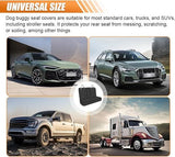 600D Dog Bench Car Seat Cover, Waterproof Non-Slip Pet Backseat Protector for Cars, SUVs and Trucks, V1189-LC-AMZ-00156