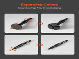 Blind Hole Bearing Puller Set, 16-in-1 Inner Bearing Race and Seal Extractor Kit, 16 PCS Slide V952-HCSNZCLBQ16JCERB3001V0