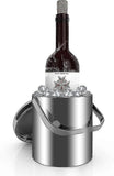 Ice Bucket Ice Bucket Champagne Cooler Ice Cube Container With Tongs And Lid V1263-JX-1975