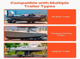 Boat Trailer Guide, 1219.2mm Adjustable Design Trailer Guide Poles, 2PCS High-Hardness Steel Trailer V952-CTCDGDLX48YCKI0L1V0