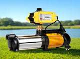 Giantz 2000W Max 4-Stage Garden Water Pump High Pressure Irrigation Booster Pump, Automatic PUMP-ST4-20-OG-YEL