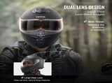 Full Face Motorcycle Helmet Motocross Helmet with Bluetooth Slot V952-MTCQKOZBSMHSVYL17V0