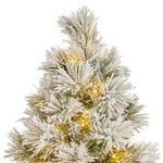 61cm Majestic Snow Prelit Tabletop Christmas Tree 112_OPMS2P