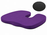 Purple Memory Foam Seat Cushion - 44 x 35 x 6 cm Polyester Chair Pad, Anti-slip bottom,Thickened V888-ELOSUNG56049-1