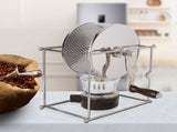 1Pc Mini Manual Coffee Beans Roasting Machine DIY Stainless Steel Rollers with Handle V1294-YM0901-JY23326