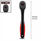 72 Tooth Ratchet Wrench Driver Quick-Release Socket Wrench 9.5Mm Fangkenuo Black V1189-LWWAL-20260327-04122