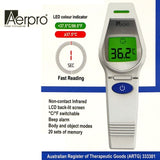 Aerpro Non Contact Infra Red Forehead & Body Thermometer Australian ARTG Registered V185-APIRT02