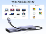 BENFEI 000495GY 10-in-1 USB C Hub 4K HDMI RJ45 100W PD USB-C USB x 4 TF/SD Reader V28-ELEBEN000495GY