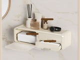 Drill Free Bathroom Tissue Storage Box Waterproof Bathroom Toilet Holder Wall Mounted Toilet V1294-YM0710-3112230082011