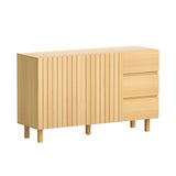 130cm Artiss Buffet Sideboard Cupboard Cabinet Pantry Storage Drawer Pine FURNI-C-SID-01-WD-AB