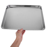 1pcs kitchen tray for home users and restaurants silver V1192-AZ-W-30403