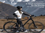 Bike Rack Bag with Combination Lock Bicycles Rear Seat Bag Large Capacity Trunk Pannier for Cycling V1366-AZ2-W-22083
