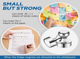 90Pcs Refrigerator Magnets - Strong Neodymium Fridge for Whiteboard, Metal Push Pin Magnets, Ideal V1259-DP01-A-4374
