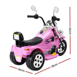 Rigo Kids Ride On Car Motorcycle Motorbike Electric Toys Horn Music 6V Pink RCAR-MBIKE-HARLE-PK