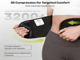 Lumbar Support Belt, featuring 8X Enhanced Lumbar Support, designed with a 3D massage pad, unisex V1102-YBZC003