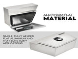 600mm Pair of Under Tray Undertray Tool Box Aluminium Alloy Underbody Toolbox V379-UTAFLAT600