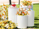 3pcs Metal Round Plinth Cylinder Pedestal Stand Wedding Decoration Cake Flower V201-BCJHDCYL0003