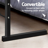 Artiss Laptop Desk Table Adjustable 60CM Dark Wood LA-DESK-60-DW