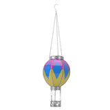 Hot Air Balloon Solar Lantern Iron Portable Hanging Outdoor Decorative Lantern Lamp for Patio Garden V1294-YM0901-3111240202611