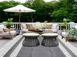 Large Outdoor Rug 275x365cm Weatherproof Plastic Weave Mat Washable Outside Solid Carpet Easy Care V985-OUTDOORRUG