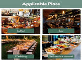 8L Commercial Restaurant Buffet Beverage Juice Beverage Dispenser Drink Container Gold V324-YJB1TANK-8LGD
