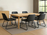 Levede 6x Dining Chairs Kitchen Table CH1111-2-BKX3
