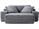 Modern Minimalist Modular Sofa - Dark grey V1316-SOFA-GREY-170-2