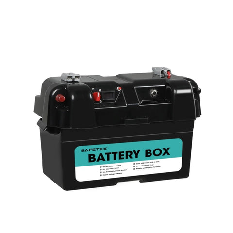 Safetex AGM Battery Box 12V Deep Cycle BATTERYBOX-006A