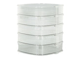 Transparent Dish Dust Cover Dustproof Multi Layer Dish Cover Multifunctional Food Cover 5 Layer V1294-YM0521-3118230076513