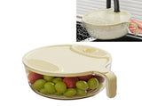 Rice Washing Bowl Pasta Strainer Efficient Plastic Easy to Use Large Capacity Kitchen Colander for V1294-YM0901-3117230381711