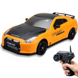 1/24 2.4GHz RC Drift Car 4WD High Speed Remote Control Racing Vehicle Orange for 3 year old V1263-JX-7287-2