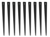 Staircase Metal Balusters, 29.5'' x 1'' Flat Aluminum Alloy Decorative Banister Spindles, 51 Pack V952-BPKLGZ51G295RCF96V0