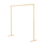 2M Backdrop Stand Wedding Background Decoration Party Flower Balloon Display Golden WESD-SQUA-2M-GD