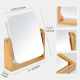 Desk with standard 1x/3x magnification - double-sided - 360-degree swivel - portable vanity V1259-DP01-BO-194